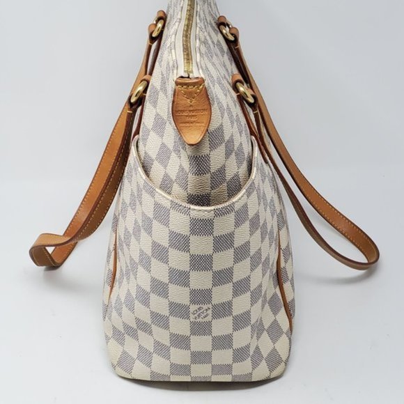 Auth Louis Vuitton Totally MM Damier Azur Tote Bag - Picture 5 of 16